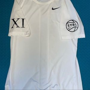Nike Eybl compression shirt. White; size medium